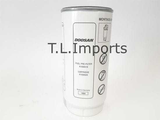 Doosan Cartridge Fuel Filter - K1006529 or 400403-00021